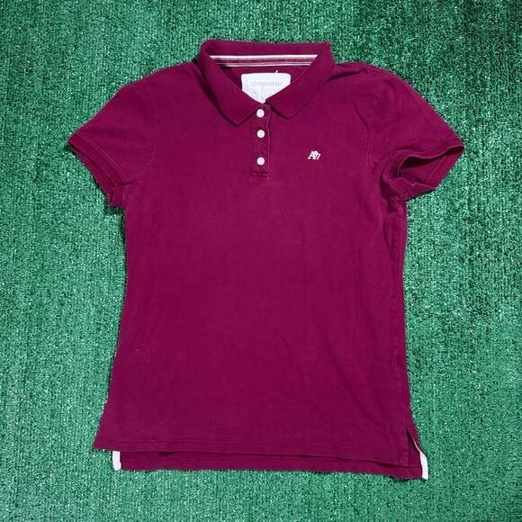 Aeropostale Tops - Y2K Aeropostale Women's Polo Shirt Boysenberry XL